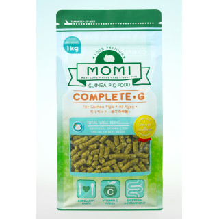 【鼠木曦】美國 MOMI 摩米營養全天竺鼠專用飼料 1kg (CG) 天竺鼠主食 高穩定維他命C 禾本高纖配方