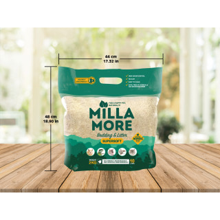 【鼠木曦】美國 MOMI 摩米 MILLEMORE 美麗多天然白楊木質墊料 3.5L / 10L (大顆粒/小顆粒) 倉鼠 天竺鼠 兔 實驗室無塵木粒 超強吸水除臭