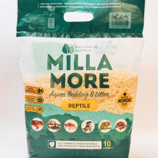 【鼠木曦】美國 MOMI 摩米 MILLEMORE 美麗多實驗室無塵純萃天然木梗 10L 倉鼠 天竺鼠 兔用白楊木屑 挖掘造景 超低粉塵
